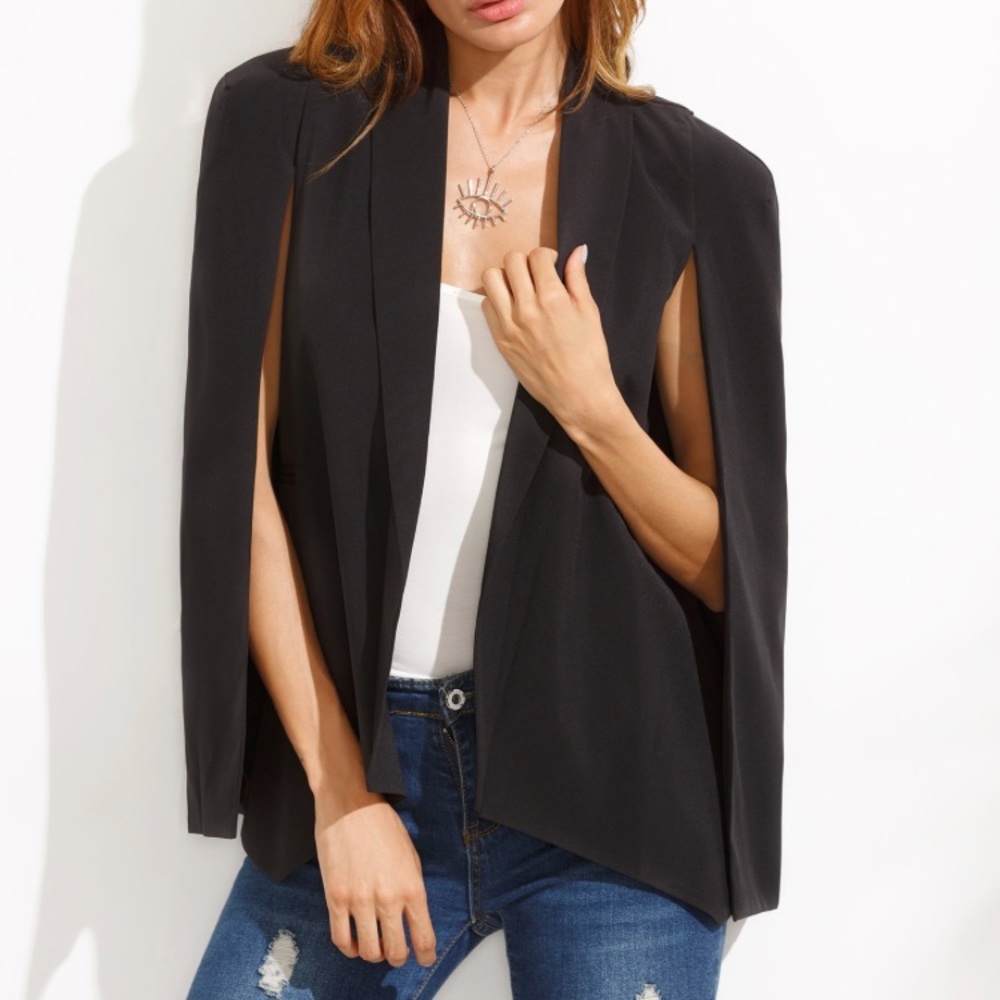 Black Cape Blazer